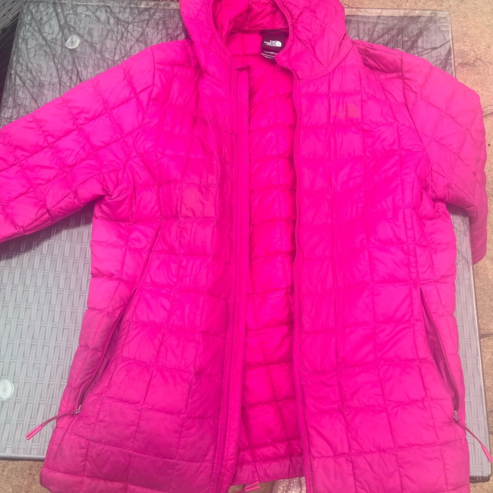 The North Face Fuchsia Quilted Jacket